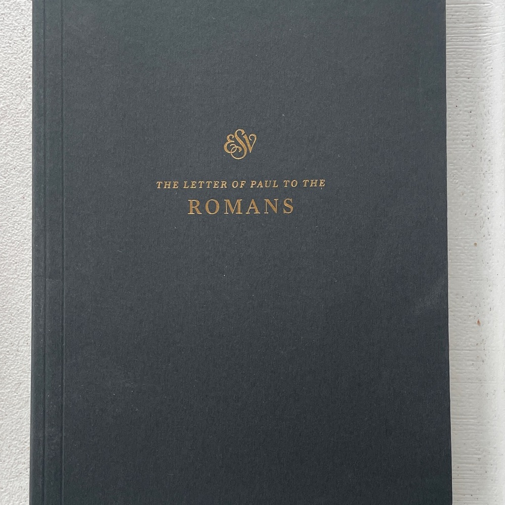Black ESV Book with Gold Lettering